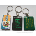 factory direct offer price cutting embossing words soft pvc led keyring